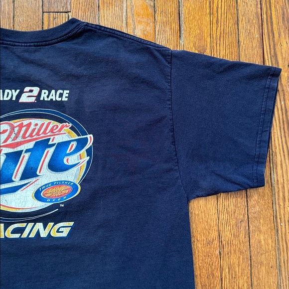 1999 Rusty Wallace NASCAR Miller Lite Ready 2 Race Vintage T-Shirt - Picture 10 of 11